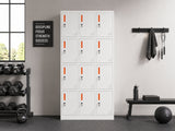 12-Door Locker - Creamy White