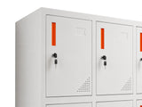 12-Door Locker - Creamy White