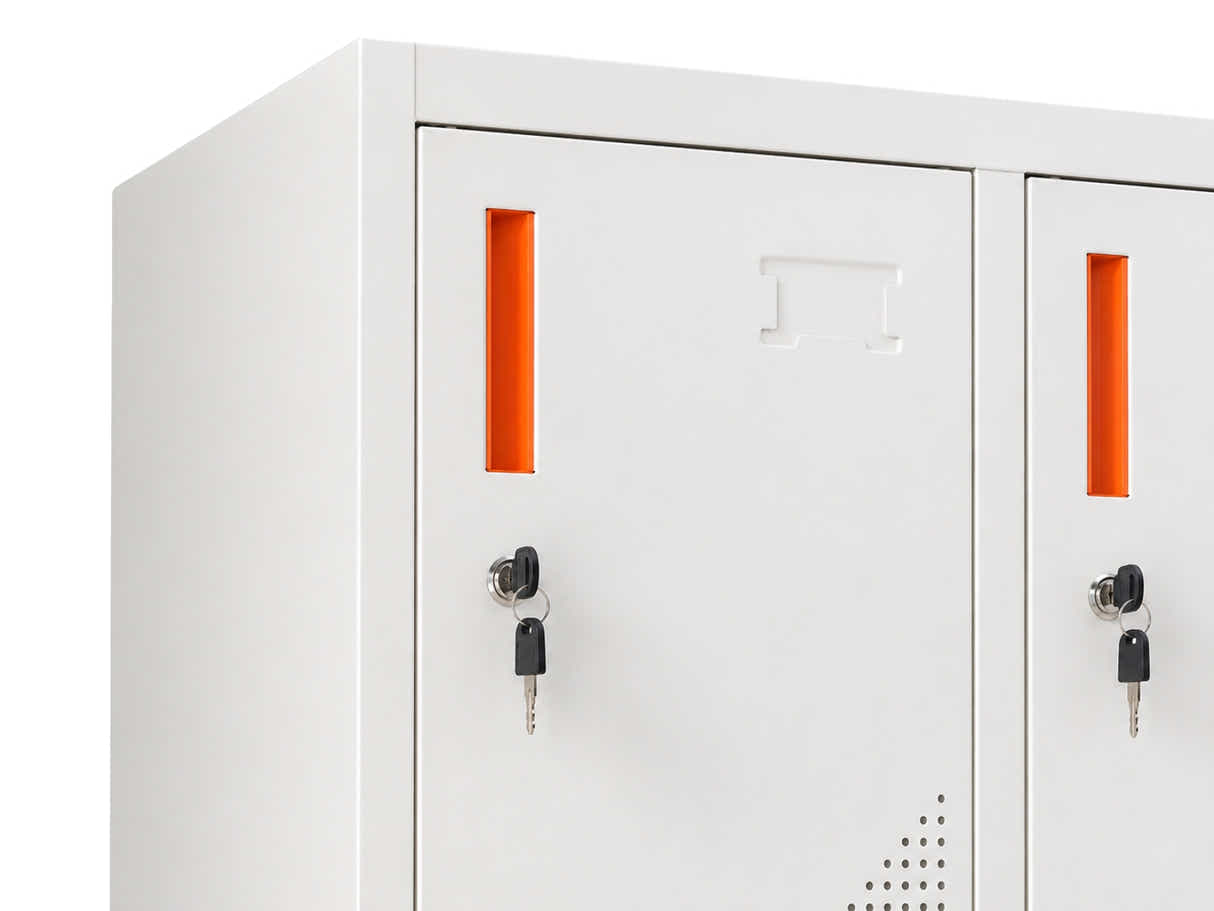 12-Door Locker - Creamy White
