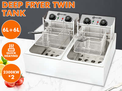 DS Twin Tank Electric Fryer