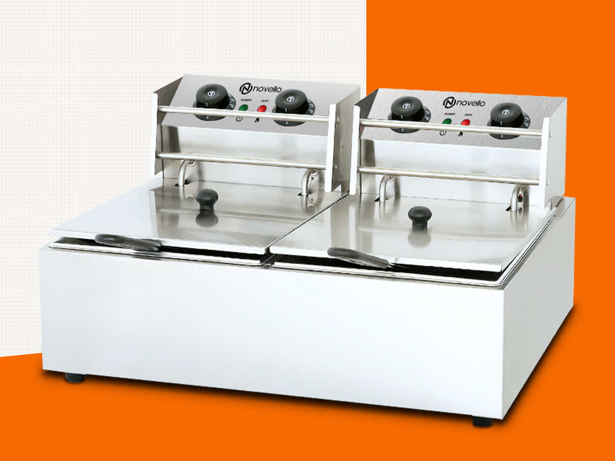 Twin Tank Electric Fryer