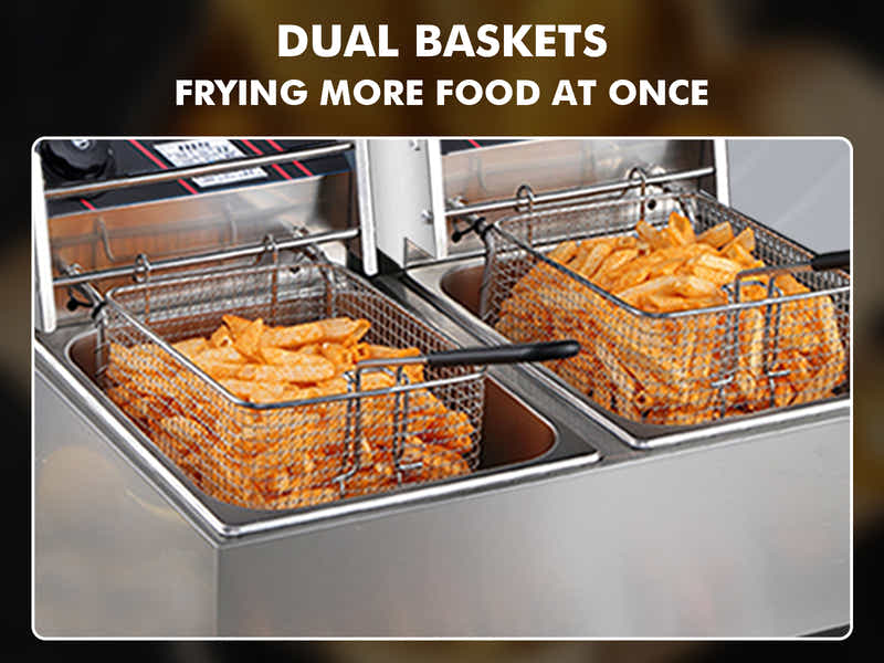 DS Twin Tank Electric Fryer