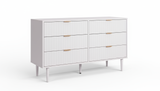 Swansea 6-Drawer Lowboy