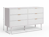 Swansea 6-Drawer Lowboy