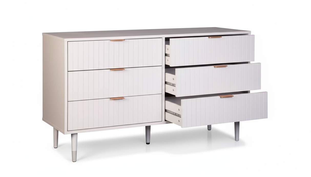 Swansea 6-Drawer Lowboy