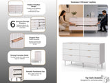 Swansea 6-Drawer Lowboy