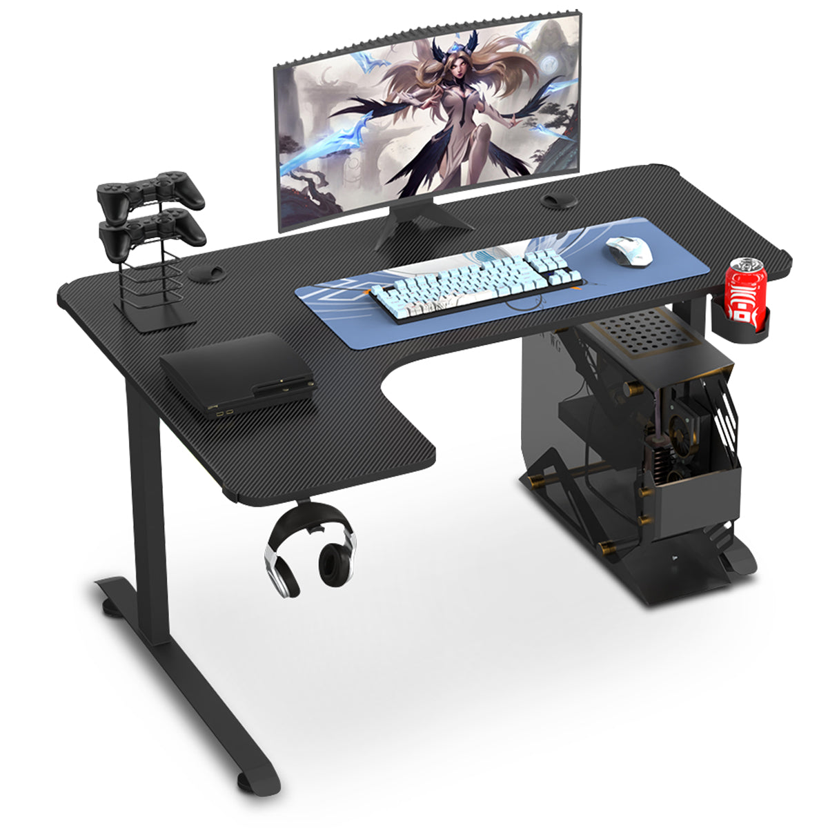 L-Shape Gaming Table (Left) 160 cm | Esports Desk | TSB Living NZ