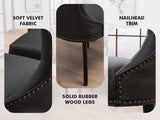 Dining Chair Charcoal X2