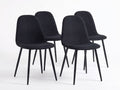 Axis PU Dining Chair Black - Set of 4
