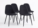 Axis PU Dining Chair Black - Set of 4