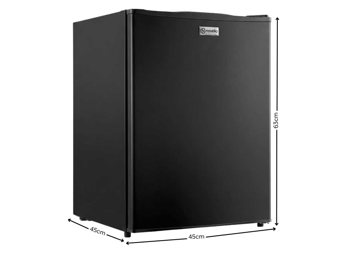 Novello Bar Fridge Black - L/58L