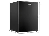 Novello Bar Fridge Black - L/58L