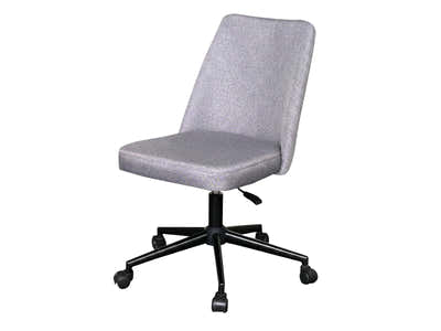 Buckley Linen Office Chair - Grey
