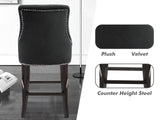 Bar Stool Chairs x2 black