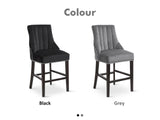 Bar Stool Chairs x2 black