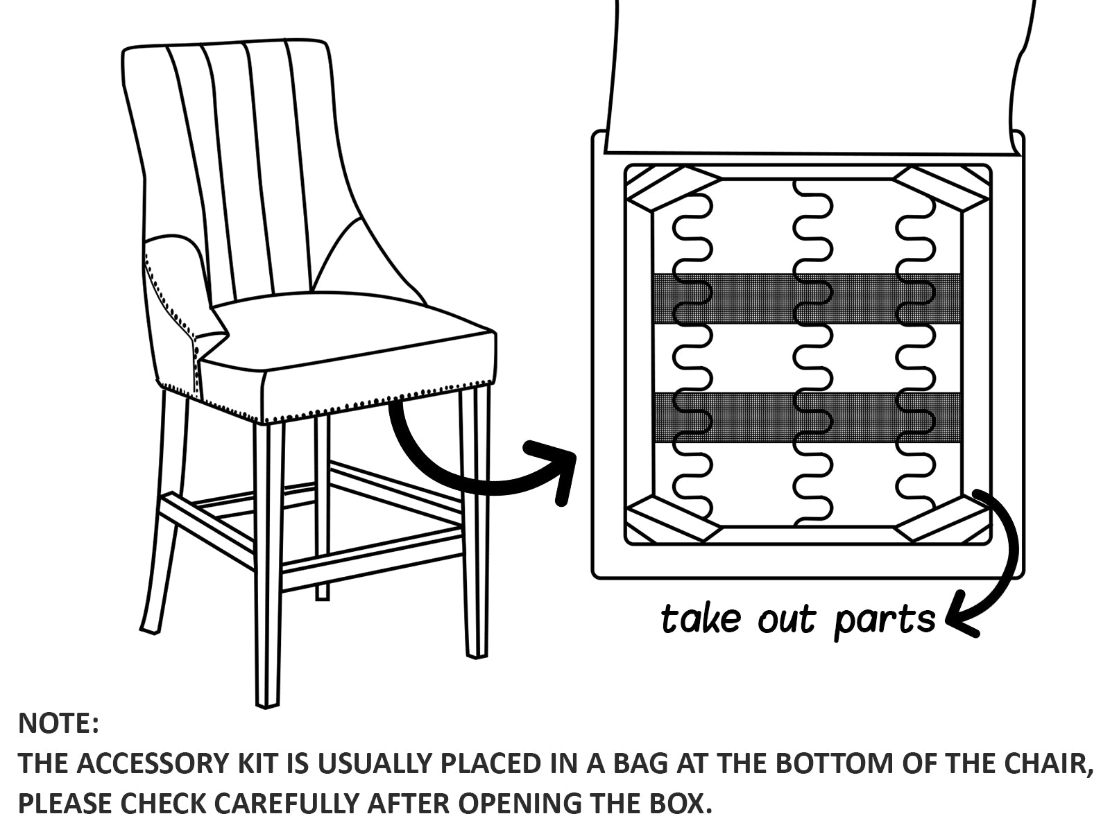 Bar Stools Dining chair grey