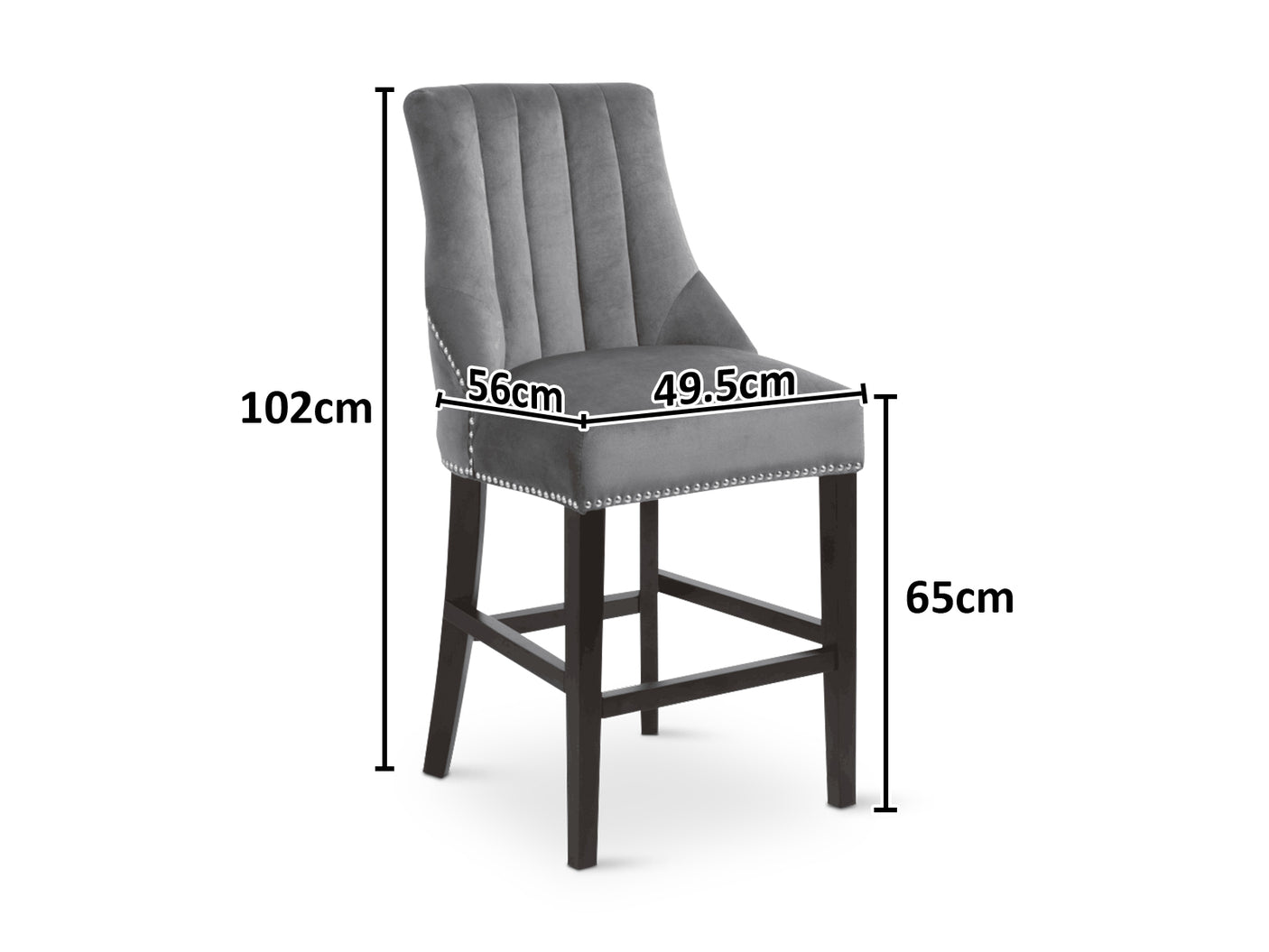 Bar Stools Dining chair grey