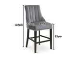 Bar Stools Dining chair grey