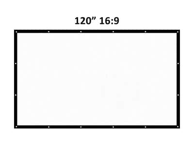 Collapsible Screen 120''