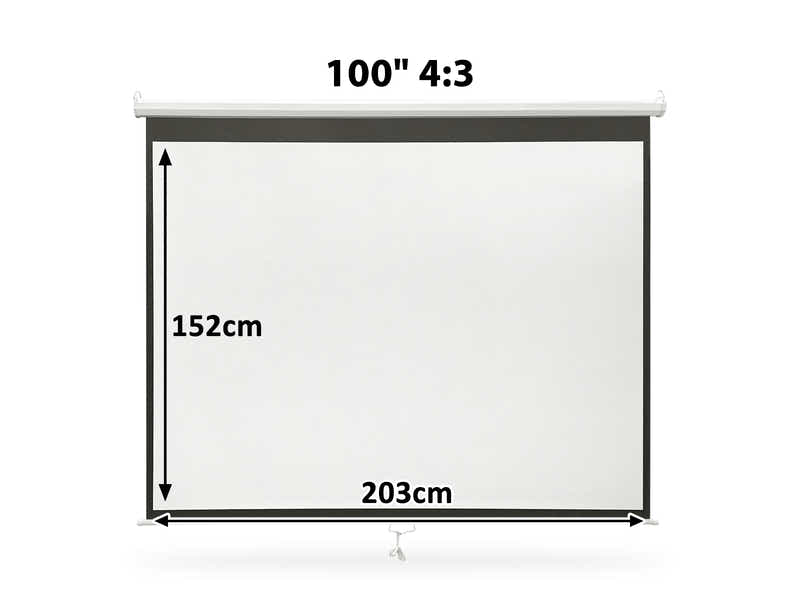 DS Projector Screen 100"