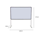 Projector screen with stand 100“ 16：9