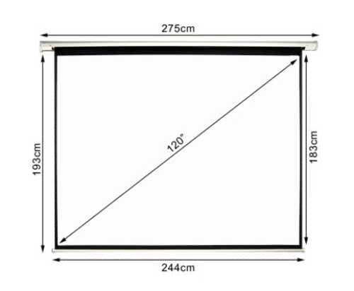 Projector Screen 120''