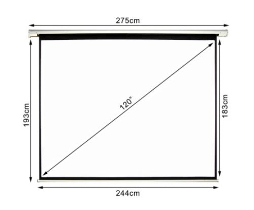 Projector Screen 120''