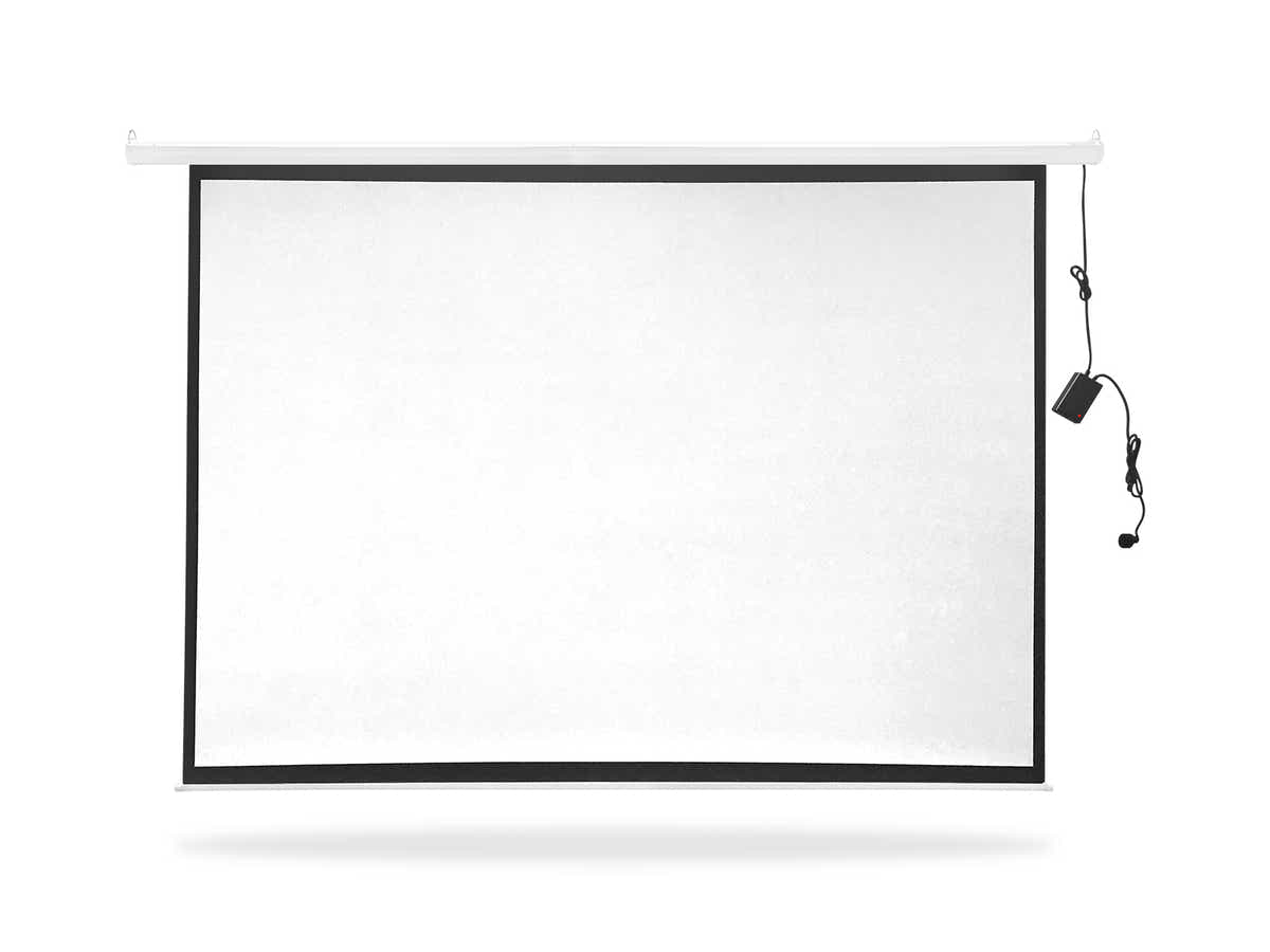 120 Inches Electric Motorized Projector Screen With Wireless Remote