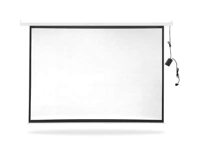 120 Inches Electric Motorized Projector Screen With Wireless Remote
