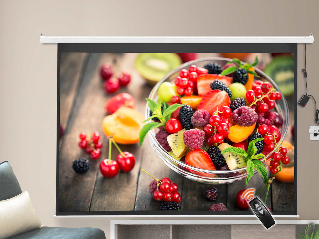 Projector Screen 150" Electric Motorised Cinema Hd