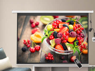 Projector Screen 150" Electric Motorised Cinema Hd