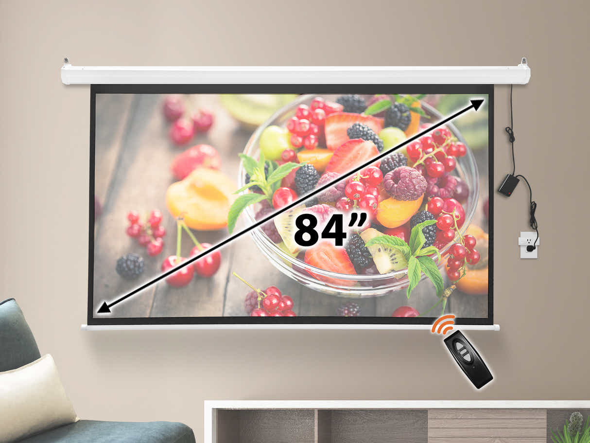 84" Electric Screen 16:9