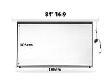 84" Electric Screen 16:9