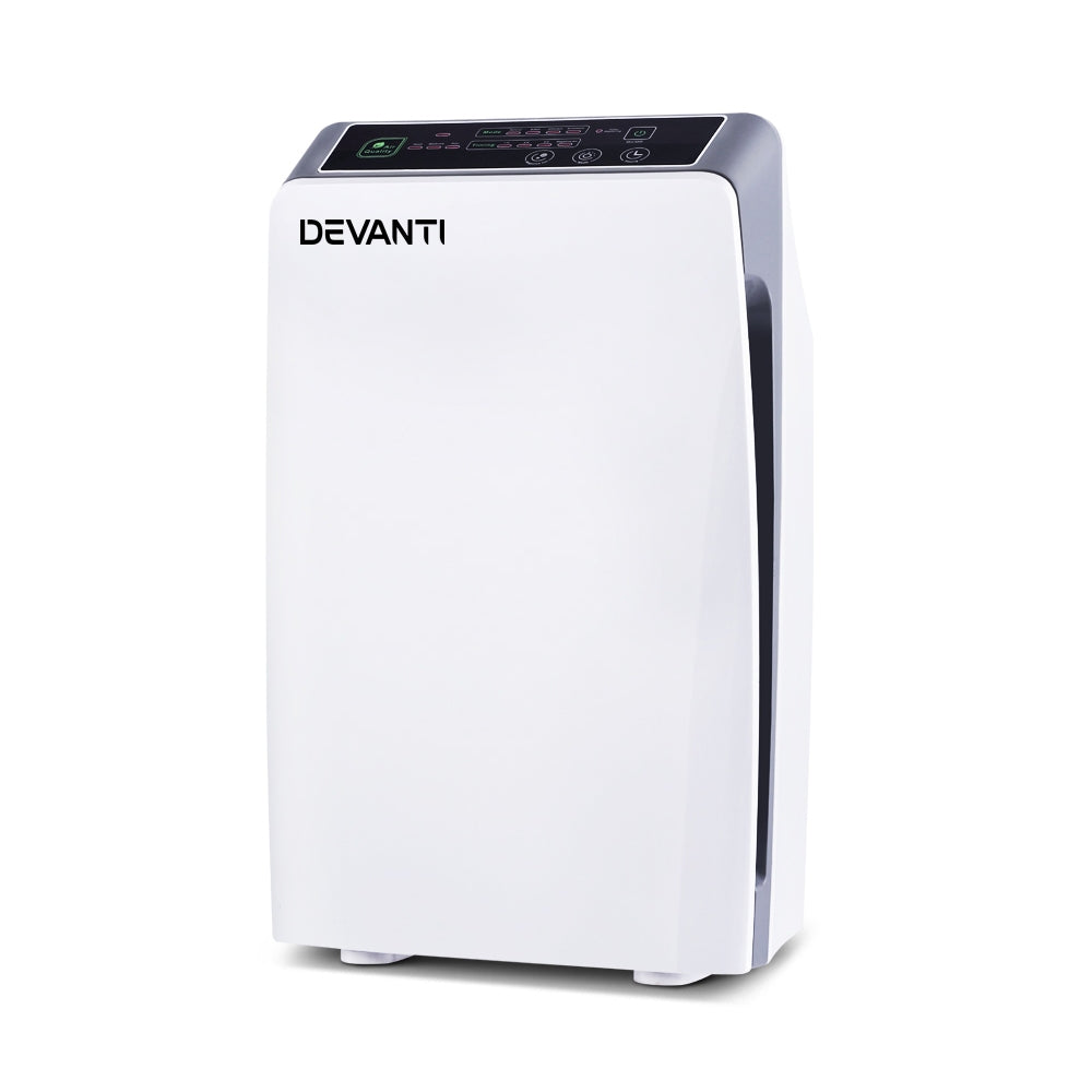DS NA Devanti Air Purifier Cleaner Home Purifiers Odour Sensor HEPA Filter