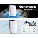 DS NA Devanti Air Purifier Cleaner Home Purifiers Odour Sensor HEPA Filter