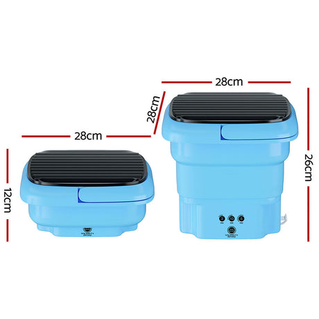 DS NA Devanti Portable Washing Machine 4.5L Blue