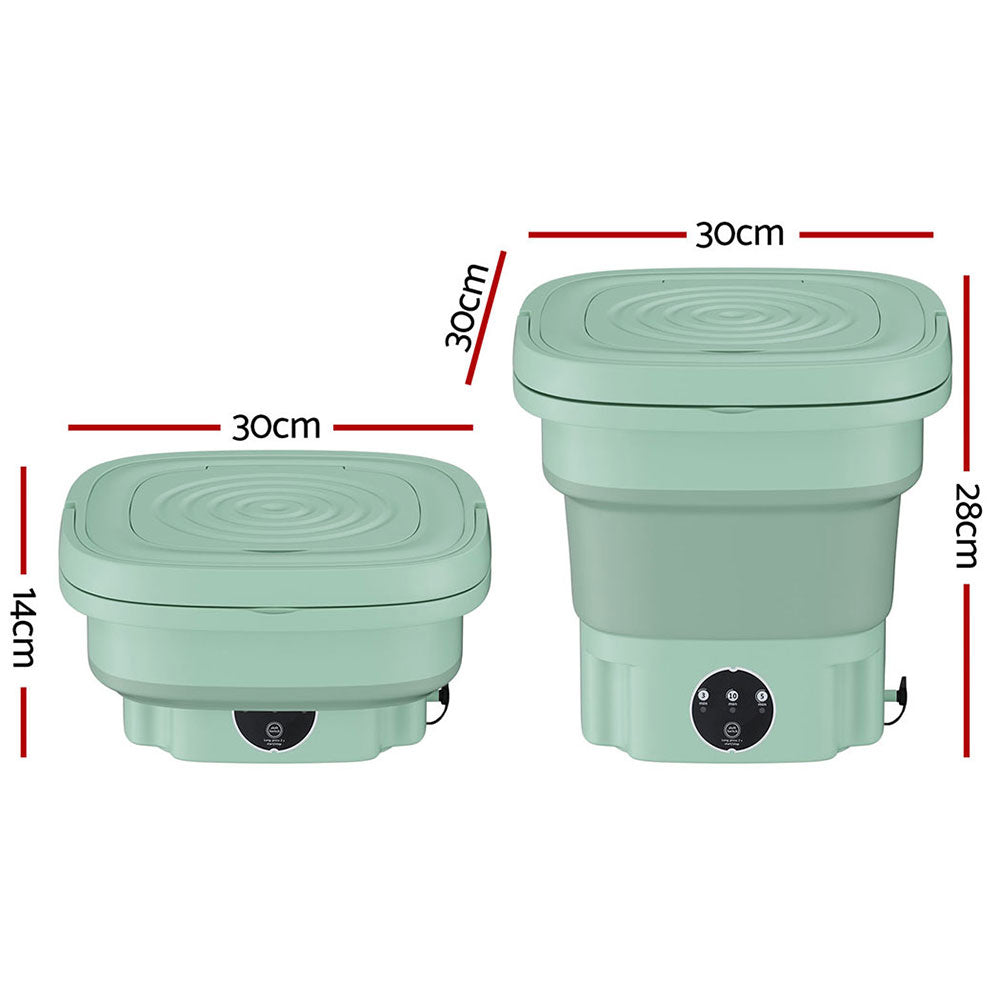 DS NA Devanti Portable Washing Machine 8L Green
