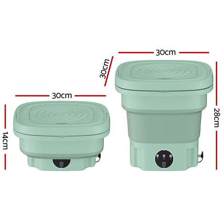 DS NA Devanti Portable Washing Machine 8L Green