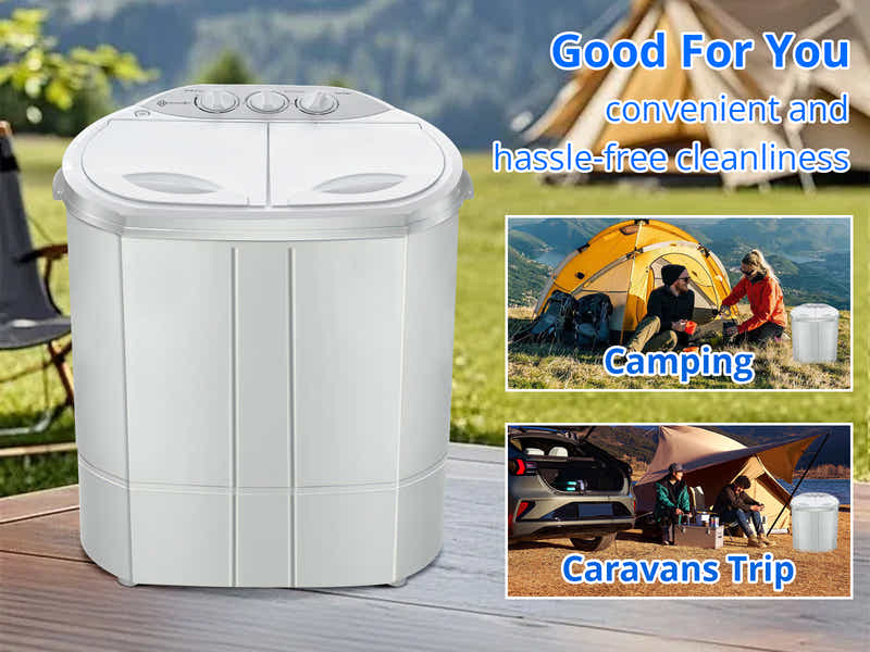 Portable Twin Tub Washing Machine 4KG