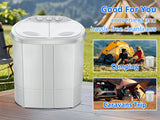 Portable Twin Tub Washing Machine 4KG