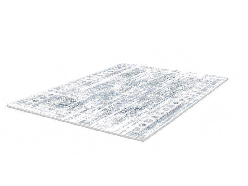 Printed Rug 200x300 Vintage Blue