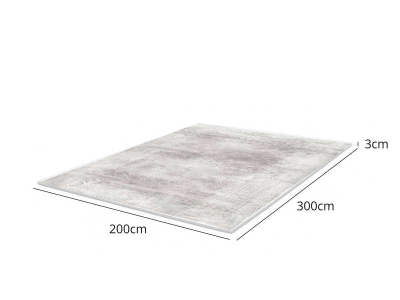 Printed Rug 200x300 Vintage Brown