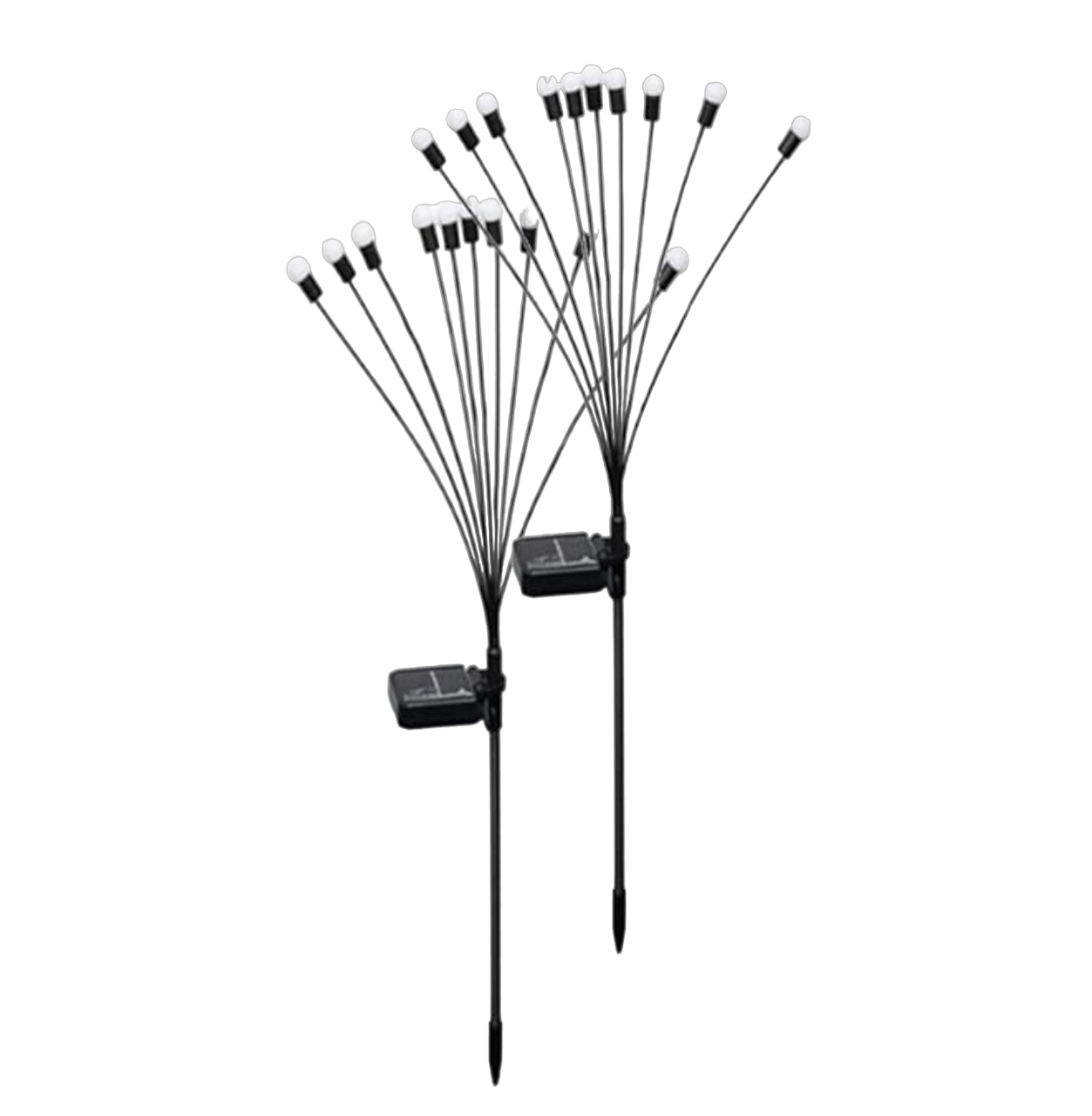 DS BS 2 Pack 10 LED Solar Powered Firefly Lights