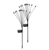 DS BS 2 Pack 10 LED Solar Powered Firefly Lights