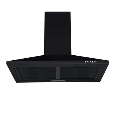 T Parmco RANGEHOOD CANOPY 600MM BLACK 500M3H