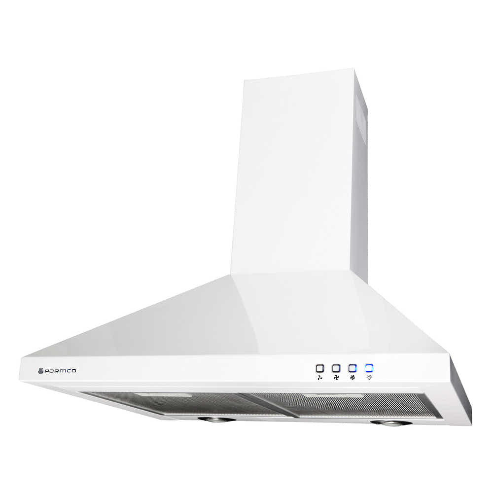 T Parmco RANGEHOOD CANOPY 600MM WHITE 1000M3H
