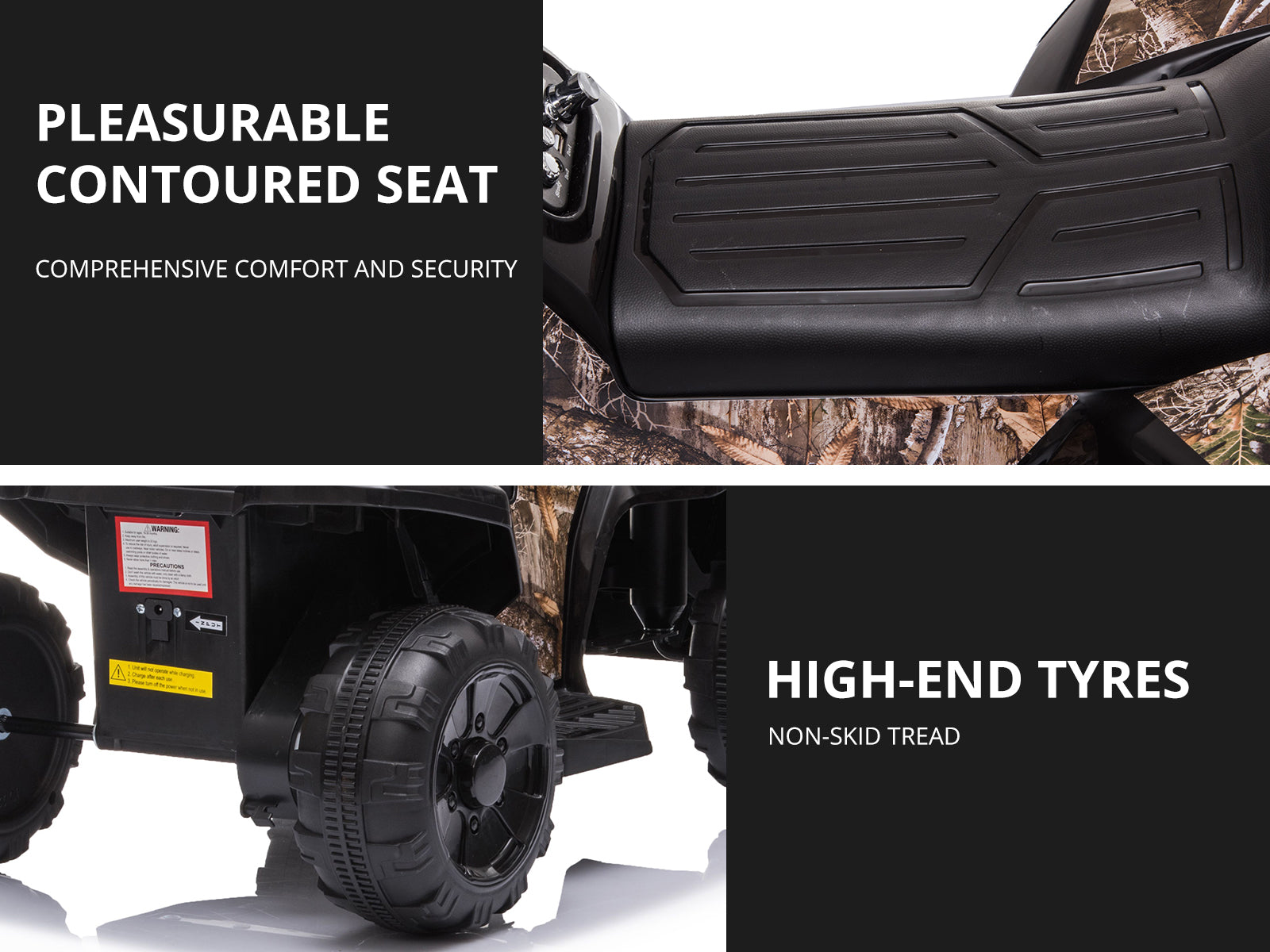 DS Ride On Car ATV Black