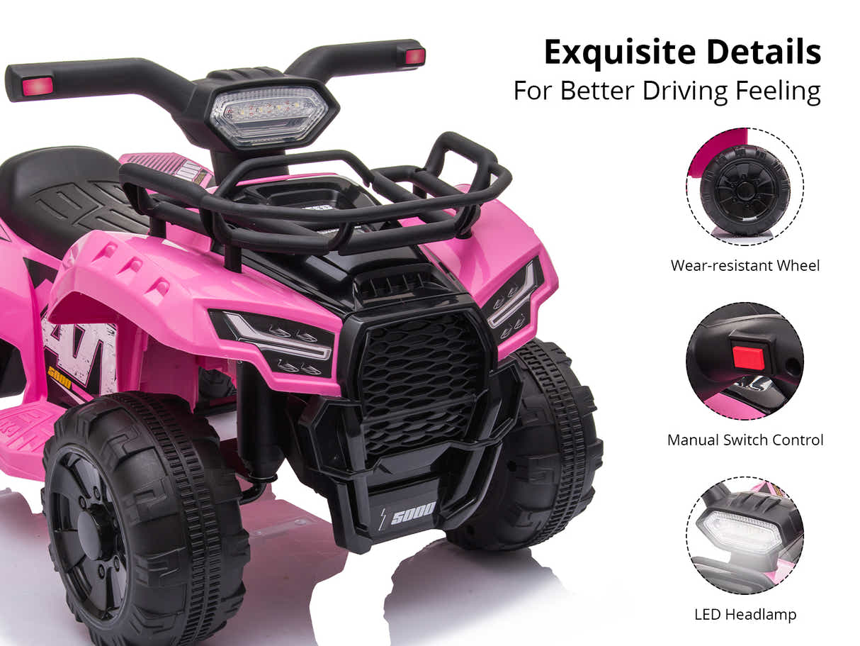 Kids Ride On ATV - Pink