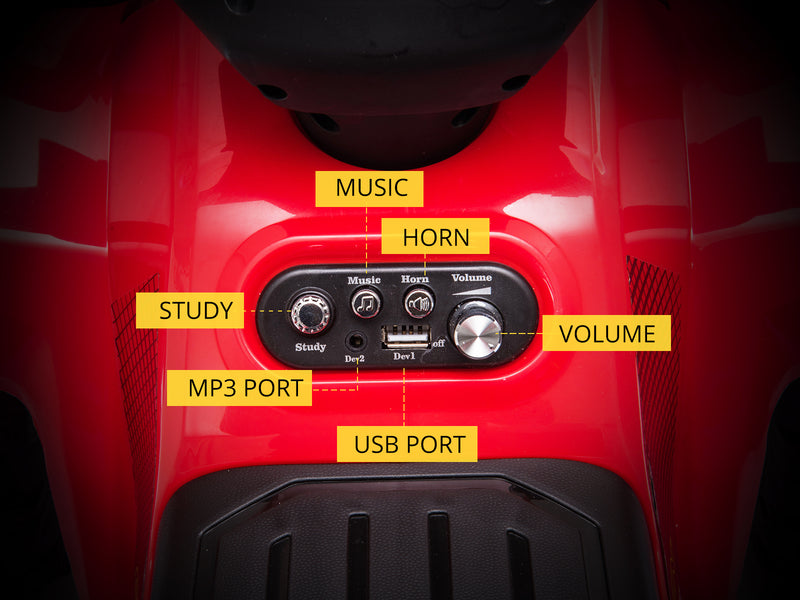Ride On Car ATV Red