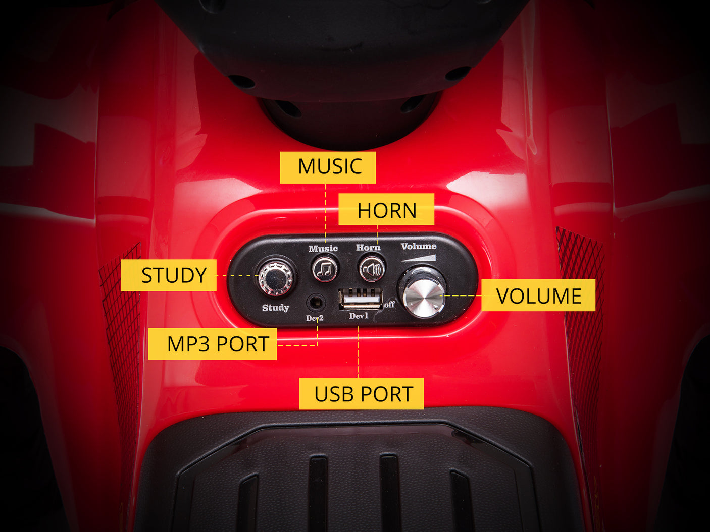 Ride On Car ATV Red